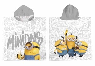 Kapuutsiga rätik Minions 2, 50 x 115 cm hind ja info | Rätikud, saunalinad | kaup24.ee