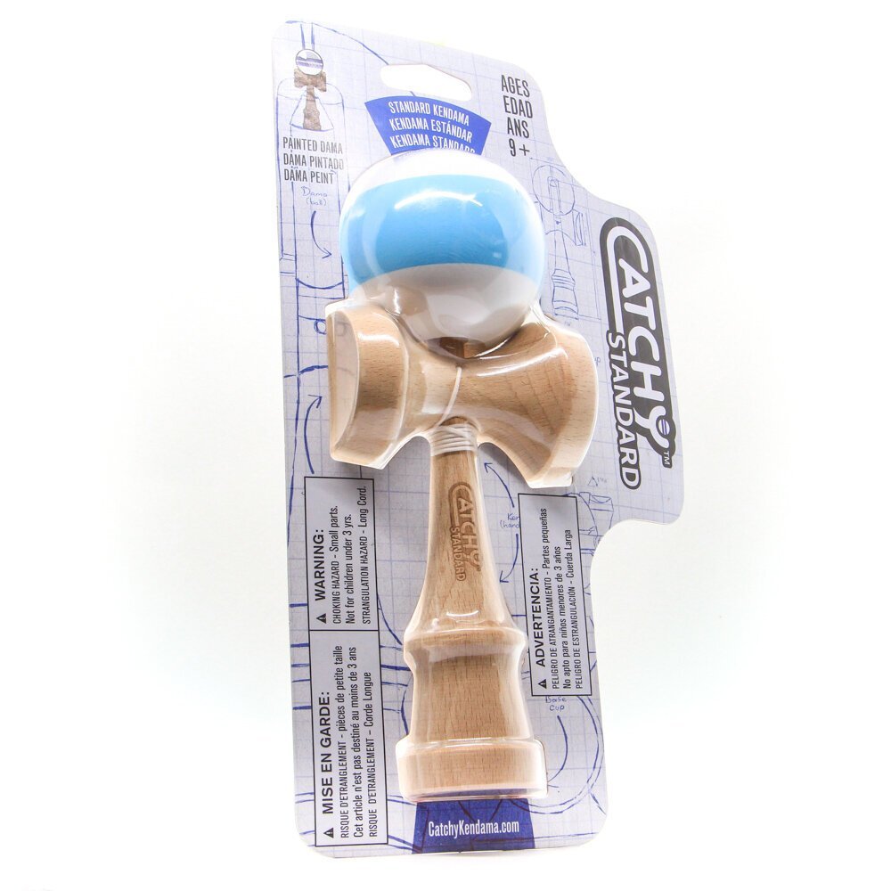 Puidust kendama yoyofactory valge/sinine YO51458 hind ja info | Lauamängud ja mõistatused | kaup24.ee