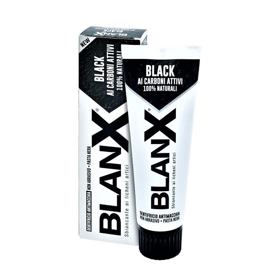 Valgendav hambapasta Blanx Men Black Carbone, 75 ml hind ja info | Suuhügieen | kaup24.ee