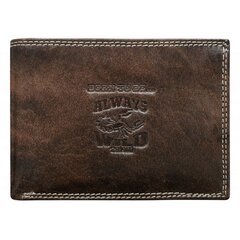 Кожаный мужской кошелёк Always Wild N992L-KBR цена и информация | Мужские кошельки | kaup24.ee