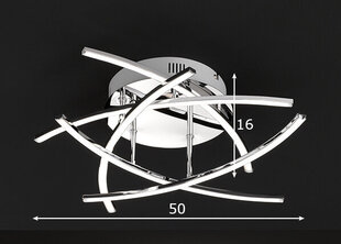 Laelamp Cross LED, kroom hind ja info | Laelambid | kaup24.ee