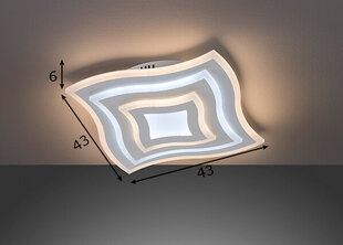 Fischer&Honsel потолочный светильник Gorden LED цена и информация | Потолочные светильники | kaup24.ee