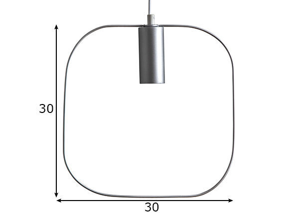 Laelamp Shape, hõbe hind ja info | Laelambid | kaup24.ee