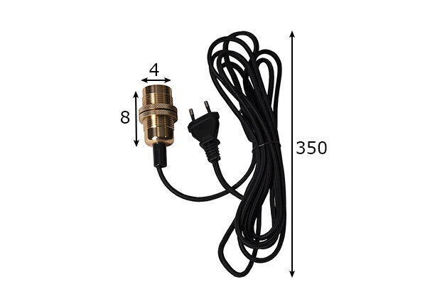 Kaabel Cord, E14 messing hind ja info | Laelambid | kaup24.ee