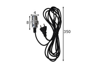 Kaabel Cord, E14 tsink hind ja info | Laelambid | kaup24.ee