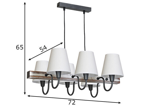 Laelamp Thor II, grafiit/valge hind ja info | Laelambid | kaup24.ee