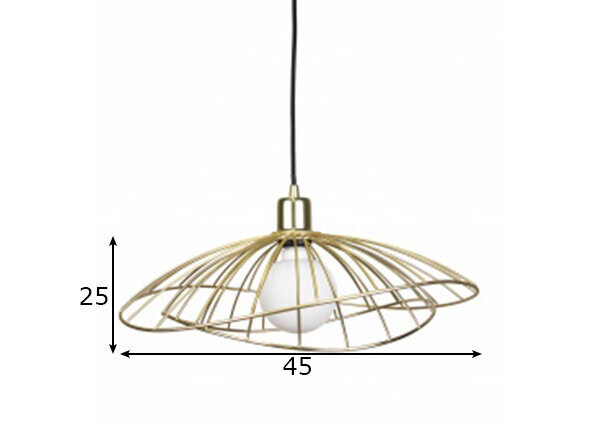 Laelamp Ray, messing цена и информация | Rippvalgustid | kaup24.ee