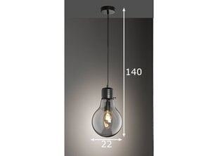 Полтолочный светильник Louis, черный цена и информация | Люстры | kaup24.ee