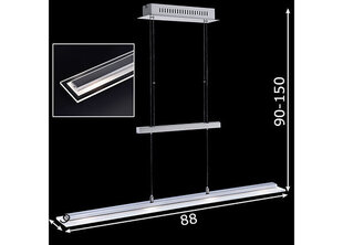 Laelamp Tenso Led, kroom/nikkel hind ja info | Laelambid | kaup24.ee