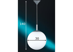 Laelamp Kugel Opal, valge hind ja info | Laelambid | kaup24.ee