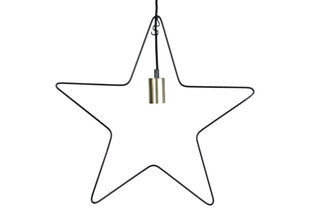 Потолочный светильник Ramsvik в форме звезды, черный, 1x 40 Вт цена и информация | Рождественские украшения | kaup24.ee