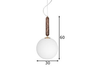 Потолочный светильник Torrano, коричневый цена и информация | Потолочный светильник, 38 x 38 x 24 см | kaup24.ee