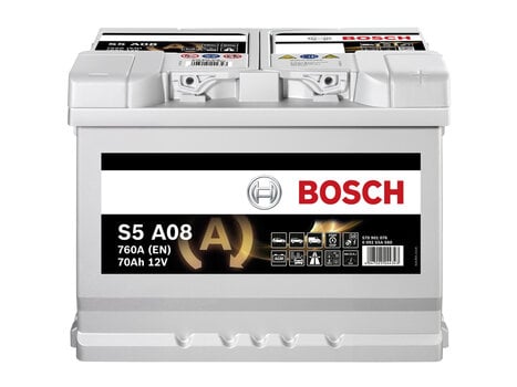 Аккумулятор Bosch S5A08 AGM 70AH 760A цена и информация | Аккумуляторы | kaup24.ee