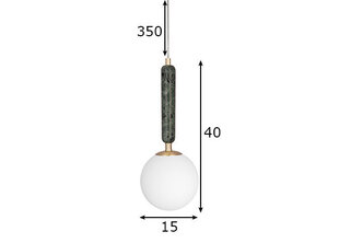 Laelamp Torrano, roheline hind ja info | Laelambid | kaup24.ee