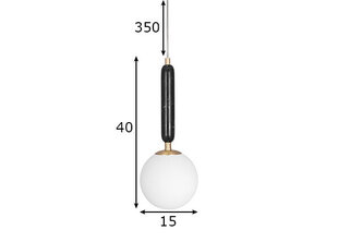 Laelamp Torrano, must hind ja info | Laelambid | kaup24.ee