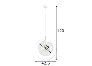 Потолочный светильник Aura, белый цена и информация | Люстры | kaup24.ee