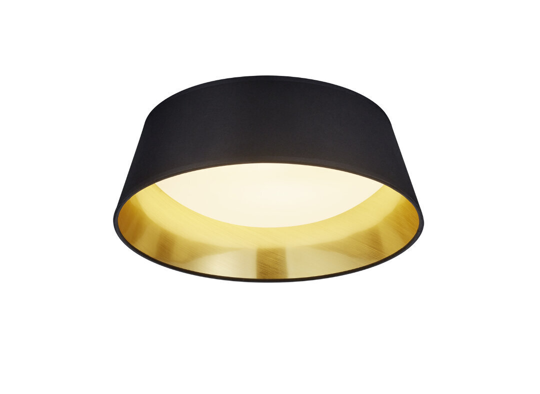 LED-plafoon Ponts, 34 cm, must/kuldne цена и информация | Laelambid | kaup24.ee