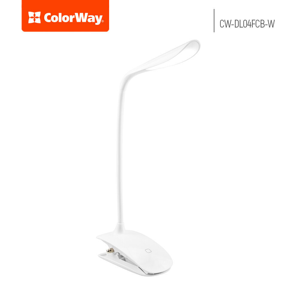 ColorWay LED Table Lamp Flexible & Clip hind ja info | Laualambid | kaup24.ee