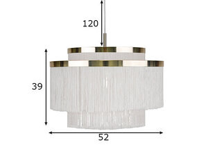 Потолочный светильник Frans, белый цена и информация | Потолочные светильники | kaup24.ee