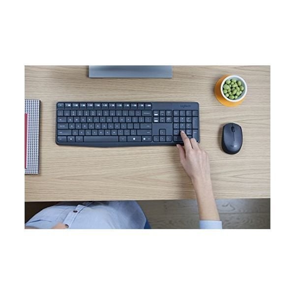 Juhtmevaba klaviatuur Logitech MK235 (ES), must hind | kaup24.ee