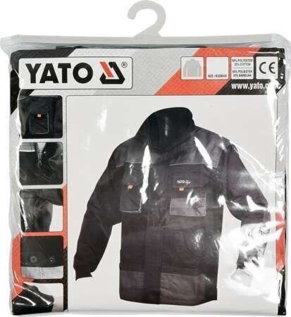 Tööjakk Yato (YT-80177), must/hall hind ja info | Tööriided | kaup24.ee