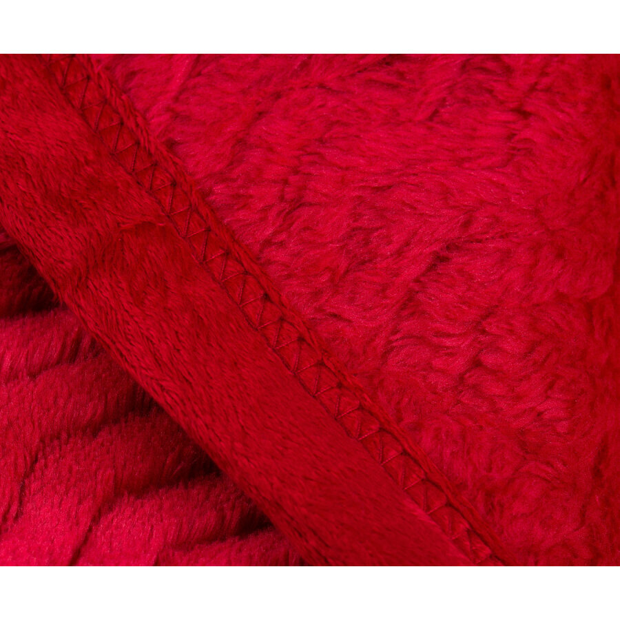 Gözze fliis-pleed Memphis Stola, punane, 100 x 150 cm hind ja info | Voodikatted, pleedid | kaup24.ee