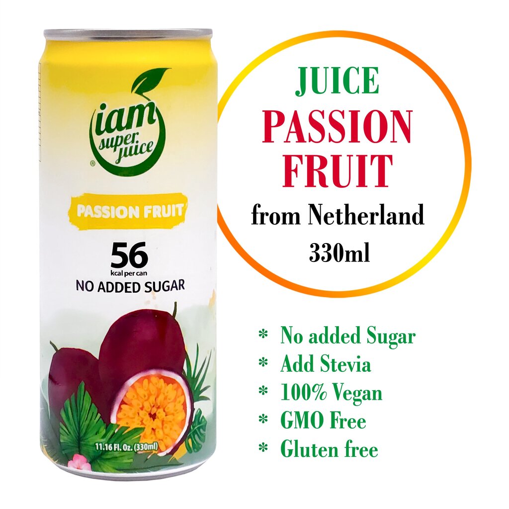 Passion vili mahlajook (30%), Passion Fruit Juice drink, I am super juice, 330ml цена и информация | Mahlad, nektarid | kaup24.ee