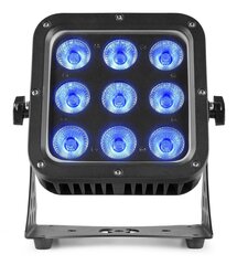 beamZ StarColor72 Светодиодный прожектор 9x 8W IP65 RGBW цена и информация | Праздничные декорации | kaup24.ee