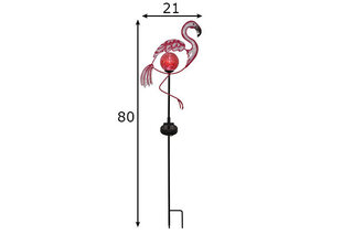 Садовый светильник на солнечных батареях Flamingo цена и информация | Уличное освещение | kaup24.ee
