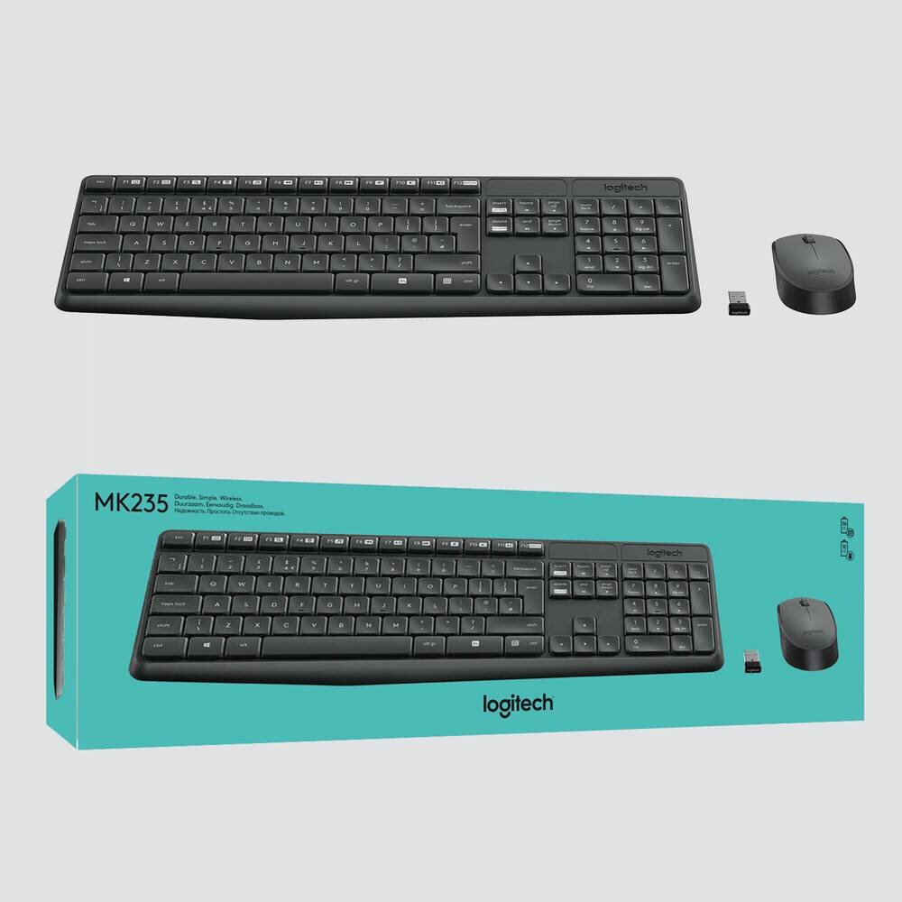 Logitech MK235 hind ja info | Klaviatuurid | kaup24.ee