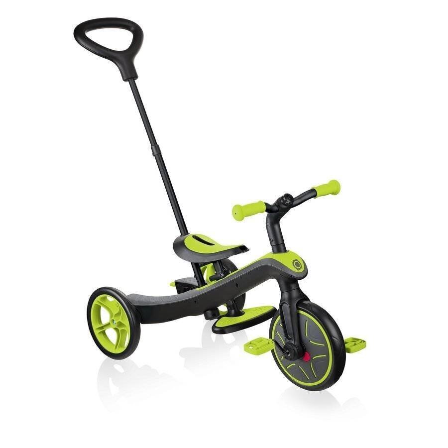 Jooksuratas Globber Explorer Trike Lime Green (4 in 1) hind ja info | Jooksurattad | kaup24.ee