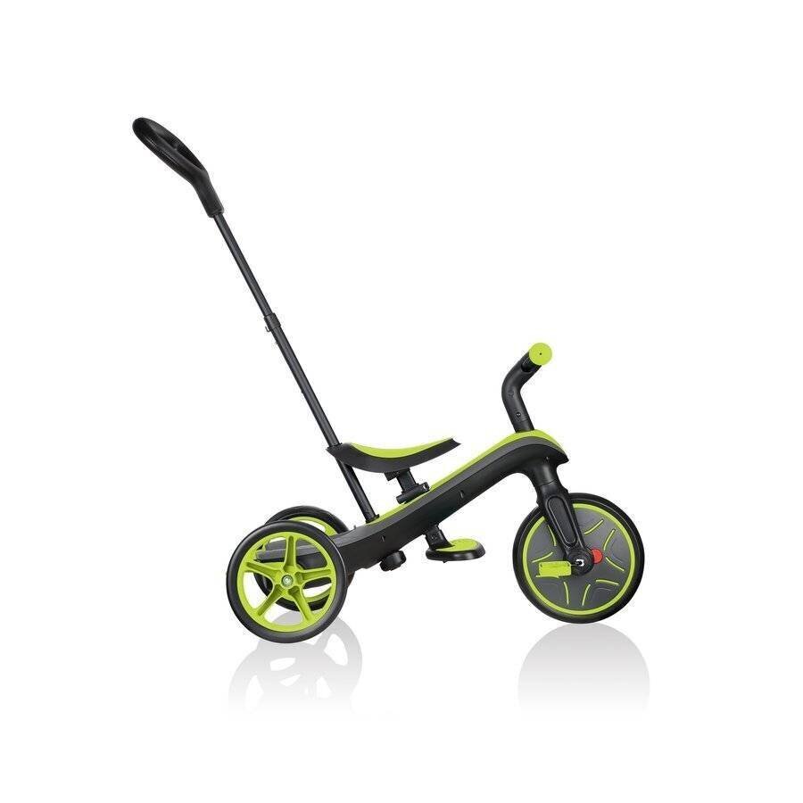 Jooksuratas Globber Explorer Trike Lime Green (4 in 1) hind ja info | Jooksurattad | kaup24.ee