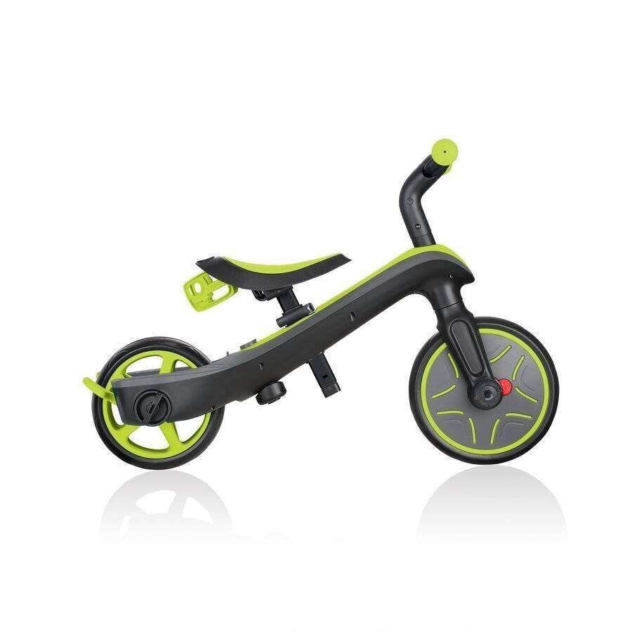 Jooksuratas Globber Explorer Trike Lime Green (4 in 1) цена и информация | Jooksurattad | kaup24.ee