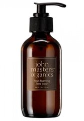 Пенка для умывания John Masters Organics Rose Foaming Face Wash, 112 мл цена и информация | Аппараты для ухода за лицом | kaup24.ee