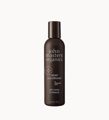 Восстанавливающий кондиционер для волос с медом и шиповником John Masters Organics Honey & Hibiscus Hair Conditioner, 177 мл цена и информация | Бальзамы, кондиционеры | kaup24.ee