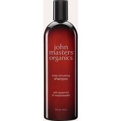 Шампунь для стимуляции кожи головы с мятой John Masters Organics Spearmint & Meadowsweet Scalp Stimulating Shampoo, 473 мл цена и информация | Шампуни | kaup24.ee