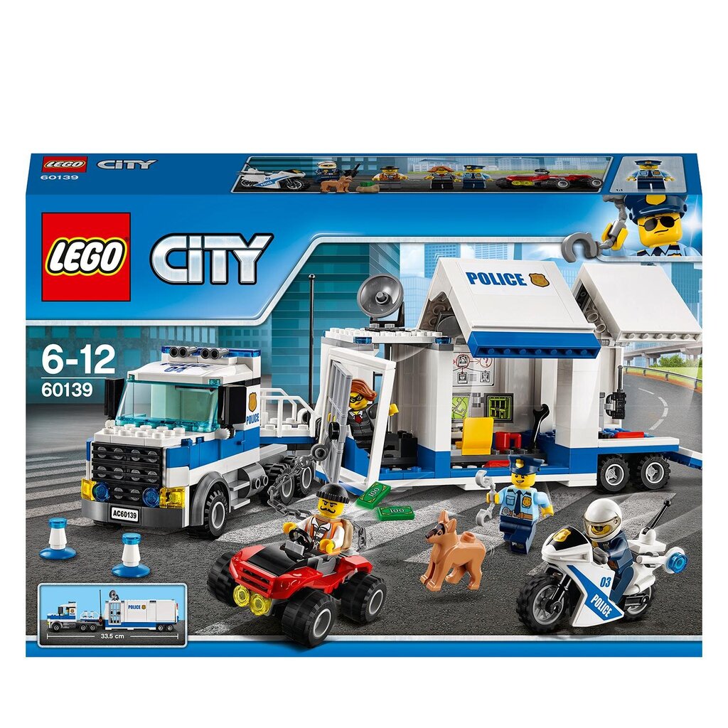 60139 Мобильный командный центр LEGO® City Police цена | kaup24.ee