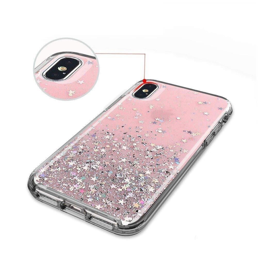 Telefoniümbris Star Glitter Shining sobib Xiaomi Mi 10T Lite, must цена и информация | Telefoni kaaned, ümbrised | kaup24.ee