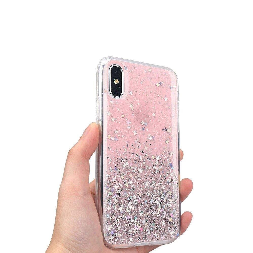 Telefoniümbris Star Glitter Shining sobib Xiaomi Mi 10T Lite, must цена и информация | Telefoni kaaned, ümbrised | kaup24.ee