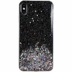 Чехол «Star Glitter Shining» для телефона Xiaomi Mi 10T Lite, черный цена и информация | Чехлы для телефонов | kaup24.ee