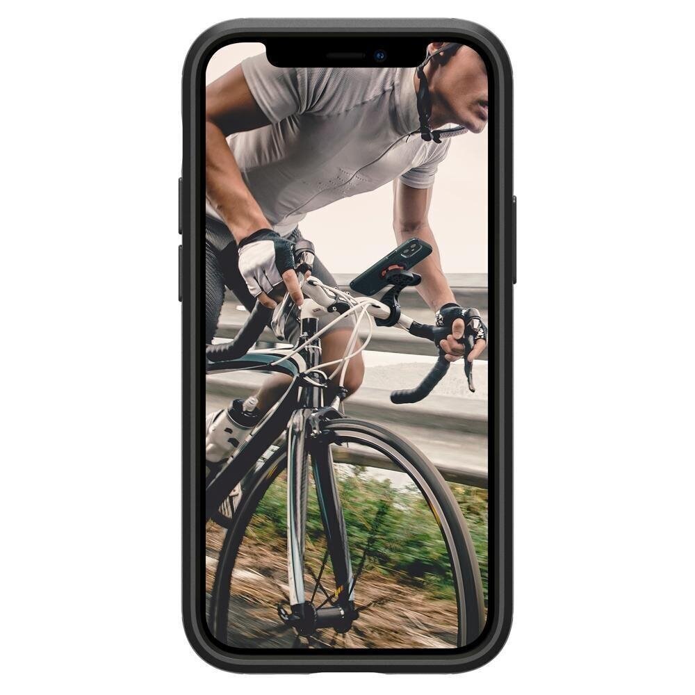 Jalgrattahoidja ümbris Apple iPhone 12 Mini Spigen Gearlock jaoks - must hind ja info | Telefoni kaaned, ümbrised | kaup24.ee