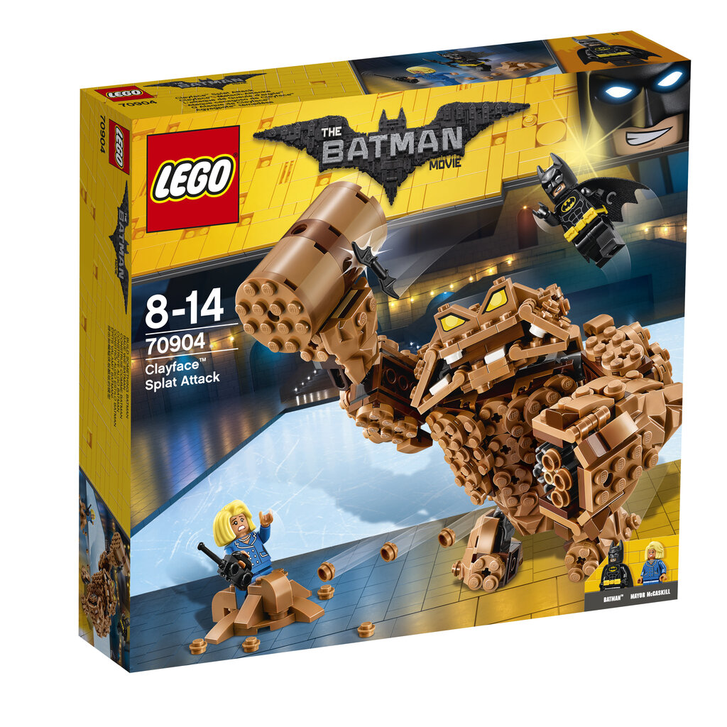 70904 Lego® Batman Movie Clayface Splat Attack цена и информация | Klotsid ja konstruktorid | kaup24.ee