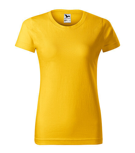 Naiste T-särk Adler Basic, kollane, M hind ja info | Naiste T-särgid | kaup24.ee