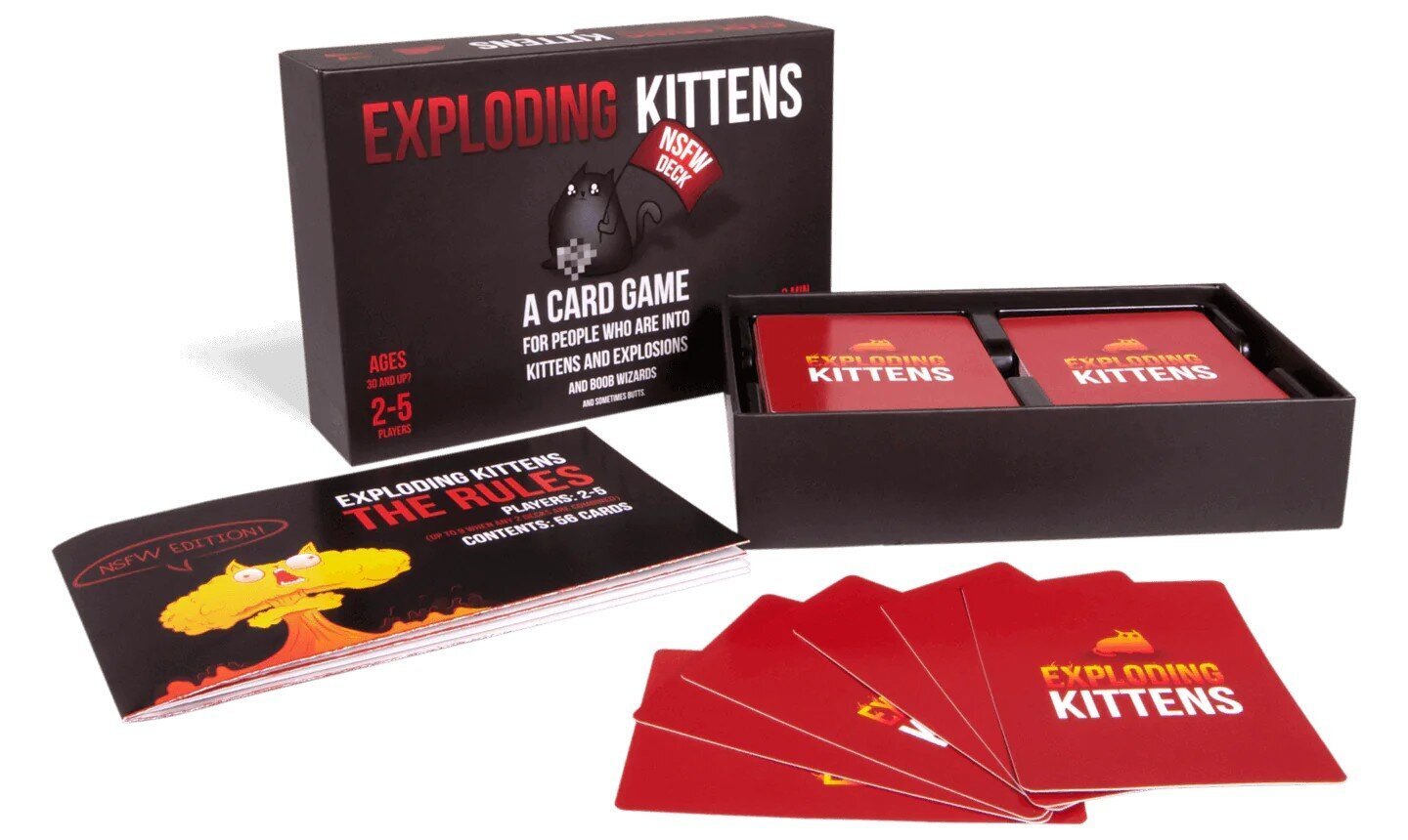 Lauamäng Exploding Kittens: NSFW Deck, ENG hind ja info | Lauamängud ja mõistatused | kaup24.ee