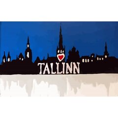 Maalimiskomplekt numbrite järgi, Tallinn 7 15x20 hind ja info | Maalid numbri järgi | kaup24.ee