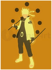 Maalimiskomplekt numbrite järgi, Naruto 15x20 hind ja info | Maalid numbri järgi | kaup24.ee