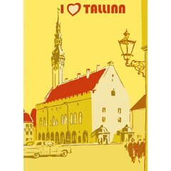 Maalimiskomplekt numbrite järgi,Tallinn Kaart 1 15x20 hind ja info | Maalid numbri järgi | kaup24.ee