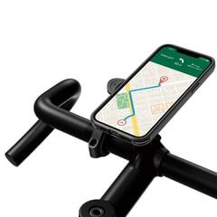 Jalgratta kinnituse kate Apple iPhone 12 Pro Max, Spigen Gearlock Bike Mount Telefoniümbris, must hind ja info | Telefoni kaaned, ümbrised | kaup24.ee