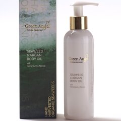 Argaaniaõli kehale GREEN ANGEL SEAWEED, 200 ml hind ja info | Dušigeelid, õlid | kaup24.ee