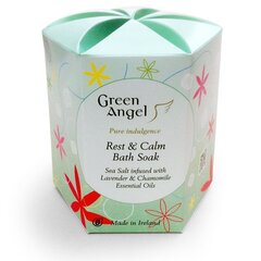 Морская соль для ванны GREEN ANGEL REST & CALM, 495 г цена и информация | Масла, гели для душа | kaup24.ee
